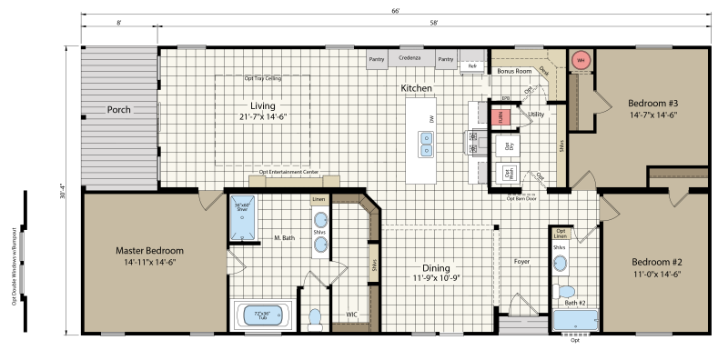 The Aspen Floor Plan