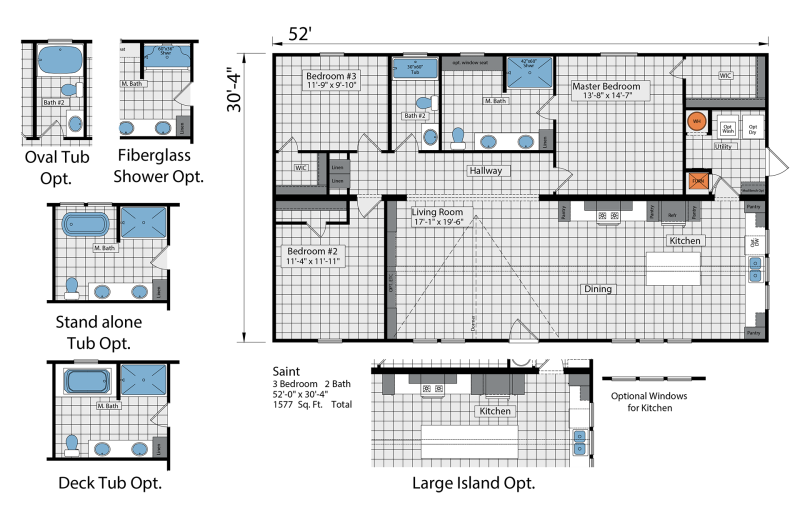The Saint Floor Plan